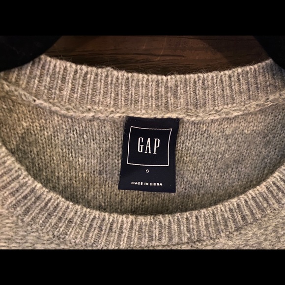 GAP Grey/Brown Knit Crew Neck Sweater - Size S 🖤 - Picture 6 of 7